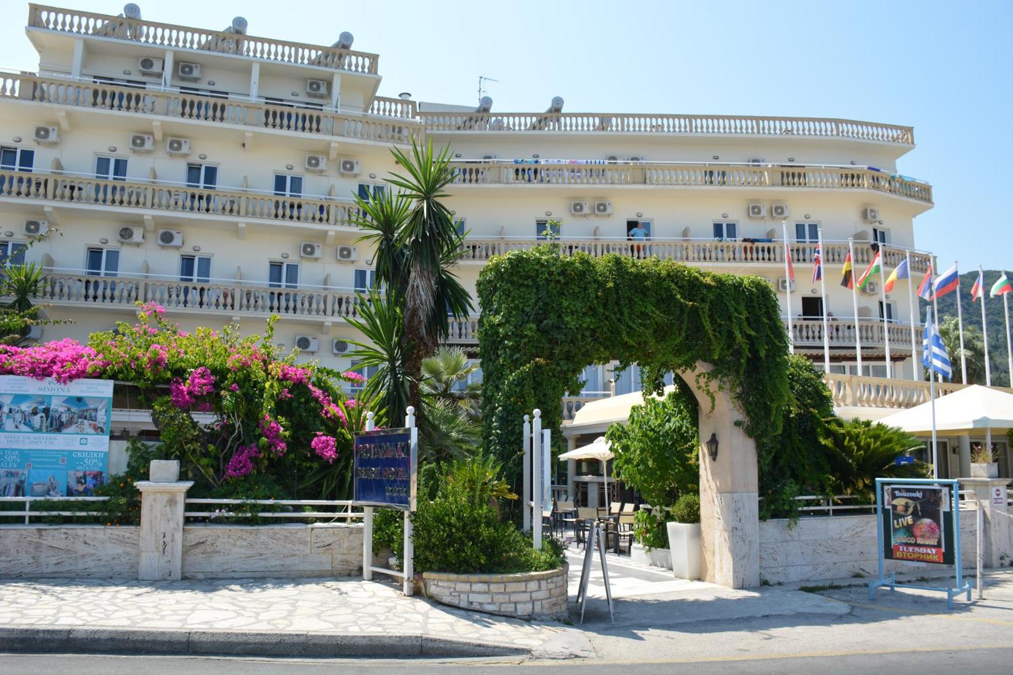 Potamaki Beach Hotel Benitses  Luaran gambar